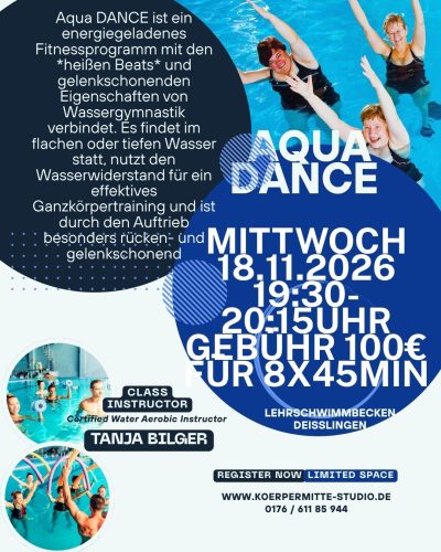 Kopie von Blue and White Dynamic Water Aerobics Classes Flyer (Instagram-Post (45)) (1)
